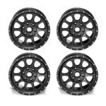 4x GWTEC Alloys Alufelge 1450 schwarz 8,5x17 ET +32 6 Loch passend für Ford Ranger mit TÜV