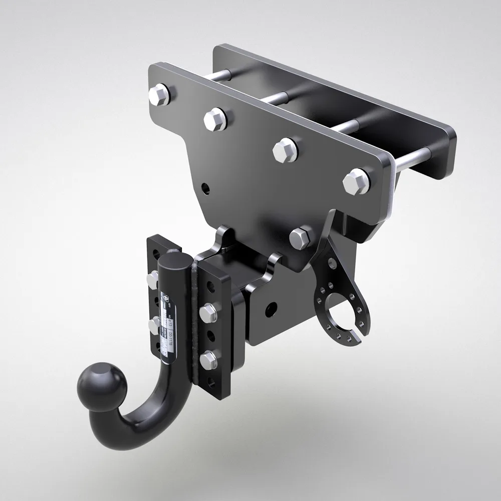 Anhängerkupplung höhenverstellbar -90mm