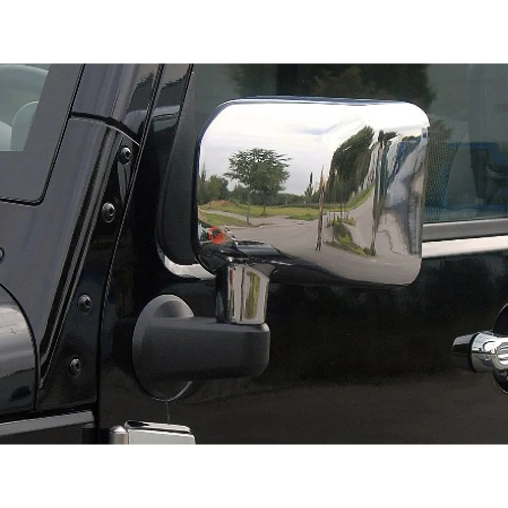 Spiegelcoverset ABS/Chrom passend für Jeep Wrangler JK 07-18