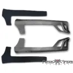 Lampenbügel für LED-Bars für 1x 50 Lightbar Poison Spyder passend für Jeep Wrangler JK (07-18)