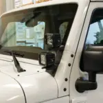 Halter für Scheinwerfer am Scheibenrahmen double passend für Jeep Wrangler JK 07-18