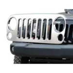 Frontgrillblende Edelstahl - Wrangler JK 07 - 18