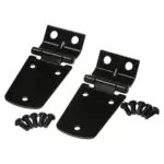 Haubenscharnierset schwarz