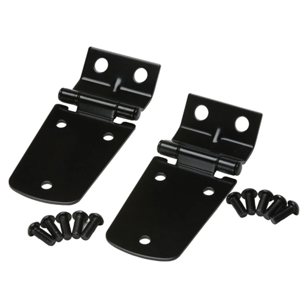 Haubenscharnierset schwarz
