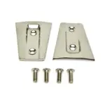 Haubenscharniercoverset Edelstahl - Wrangler JK 07-
