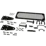 Motorhauben set, Blac-Line, CJ + YJ (1976-95)