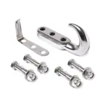 Schlepphakenset (1 Haken und Anbauteile) Chrom