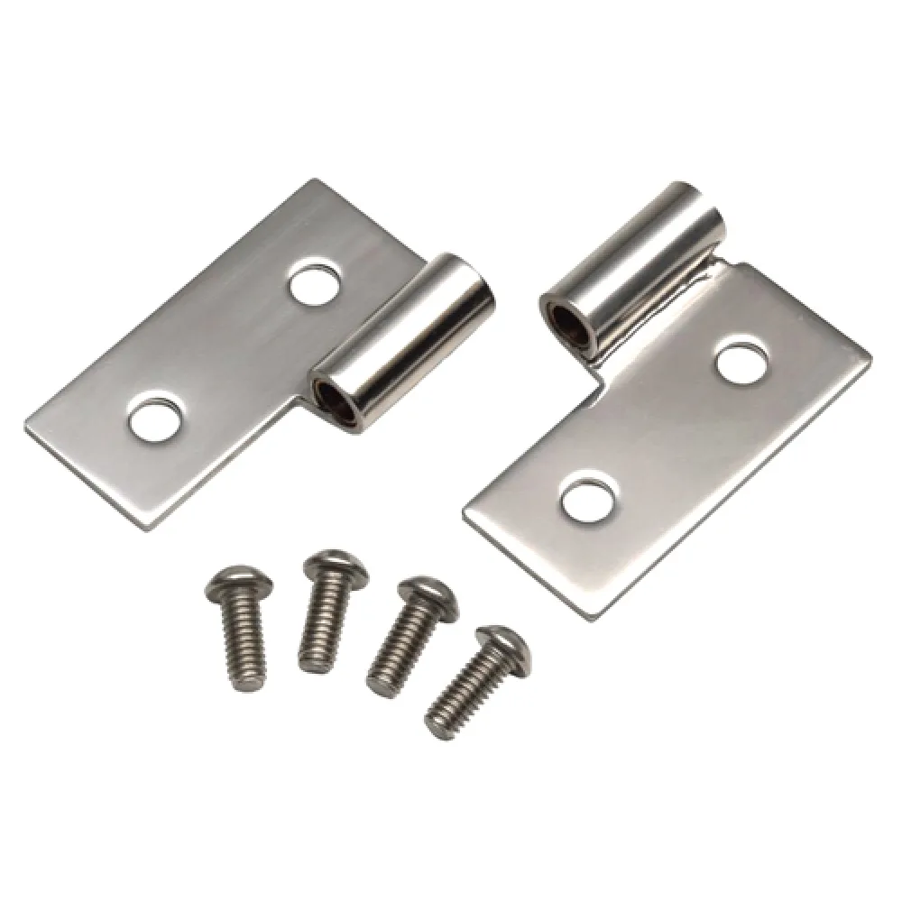 Türhalterset Edelstahl Lower Door Hinge Jeep CJ 76-86 I YJ 87-95