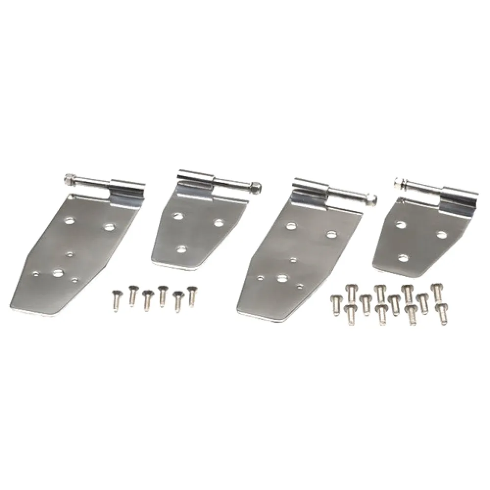 Türscharnierset Edelstahl 4-teilig+Stahltüren passend für Jeep Wrangler YJ 94-95