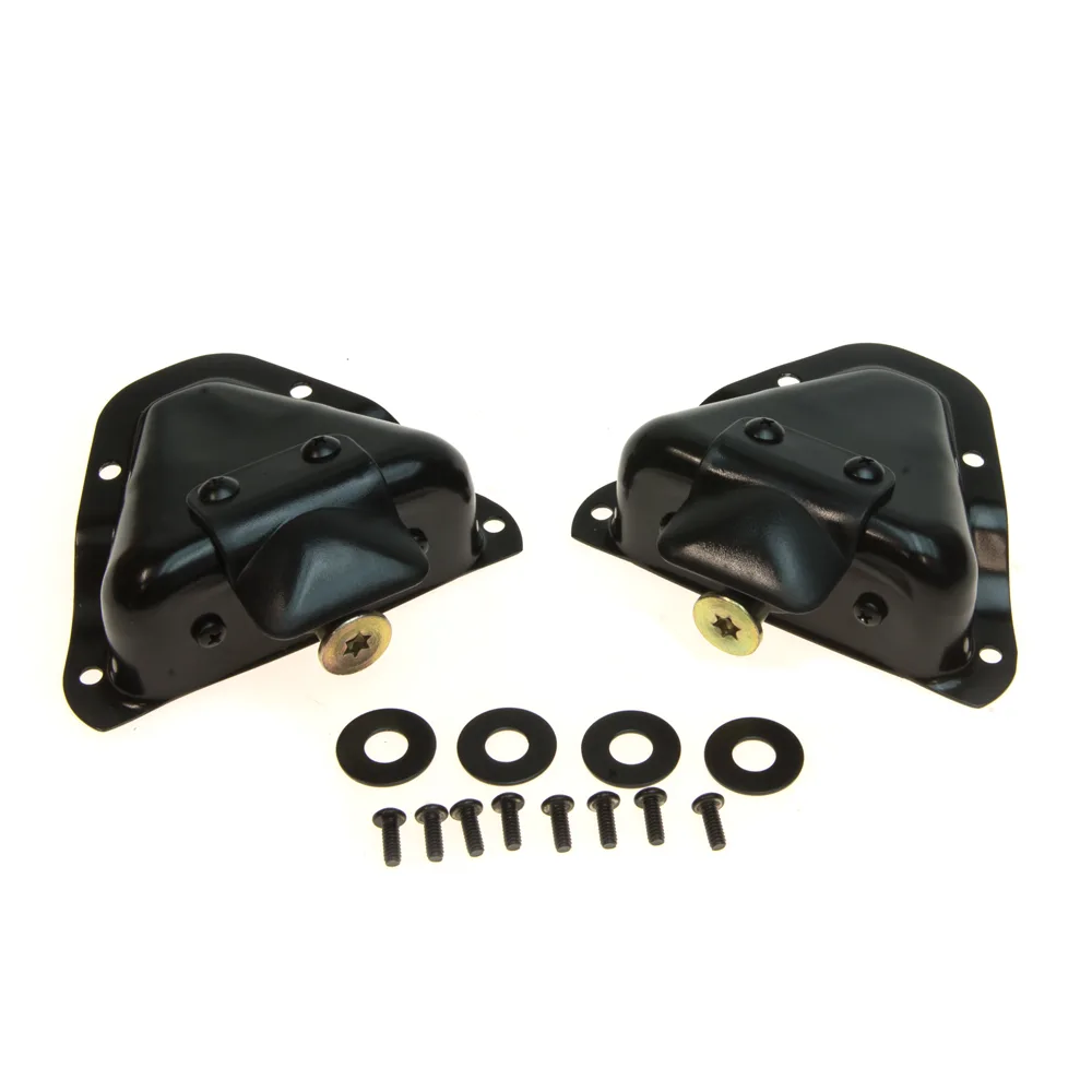 Türschließbolzenset schwarz Edelstahl Jeep CJ 82-86 I YJ 87-95