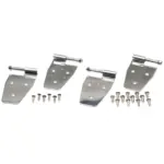 Türscharnierset Edelstahl 4-teilig passend für Jeep Wrangler TJ 96-06