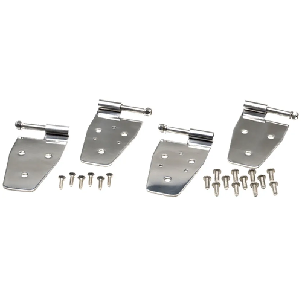 Türscharnierset Edelstahl 4-teilig passend für Jeep Wrangler TJ 96-06