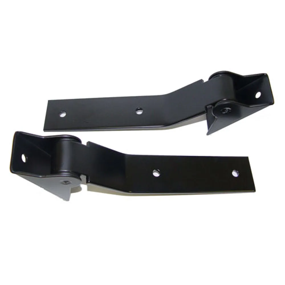 Heckklappenscharnierset schwarz von Omix passend für Jeep Wrangler YJ 87-95