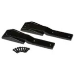 Heckklappenscharnierset Edelstahl schwarz KENTROL passend für Jeep Wrangler TJ (96-06)