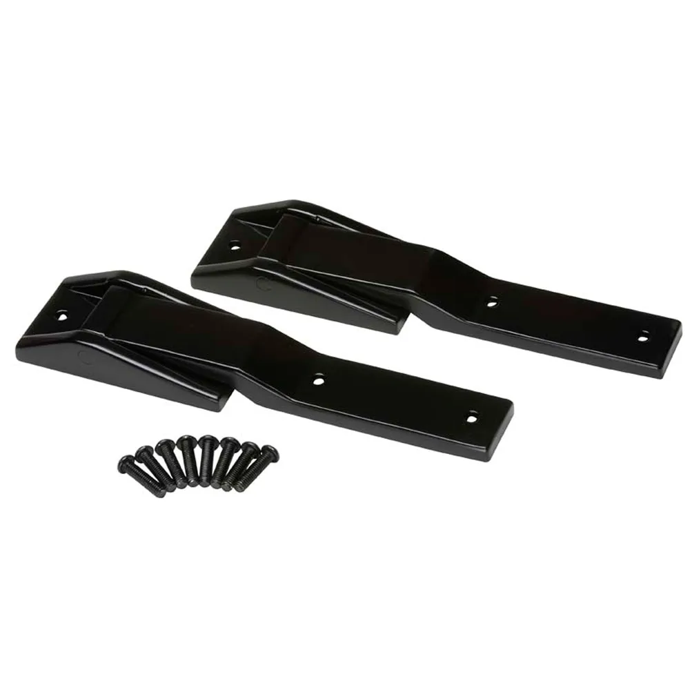 Heckklappenscharnierset Edelstahl schwarz KENTROL passend für Jeep Wrangler TJ (96-06)