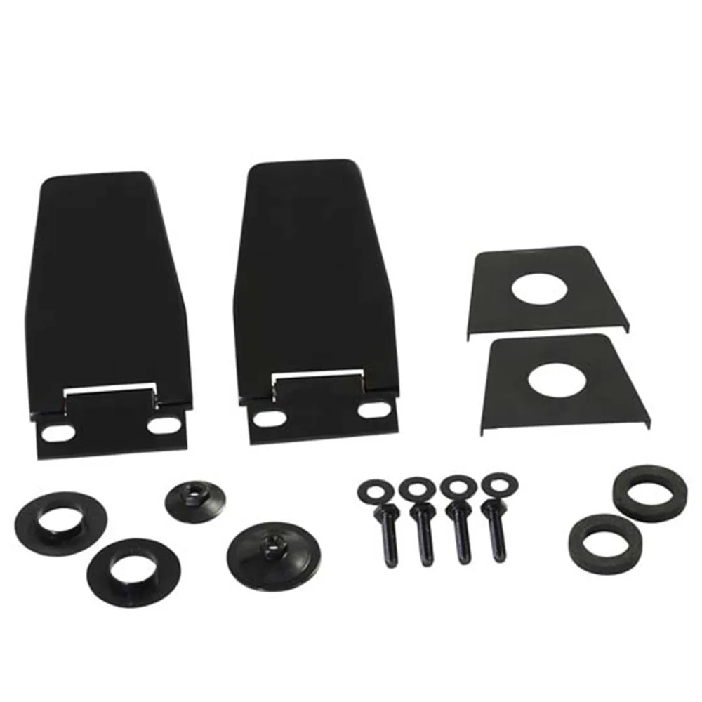 Heckfensterscharnier Set Hardtop schwarz von KENTROL passend für Jeep Wrangler TJ (96-06)