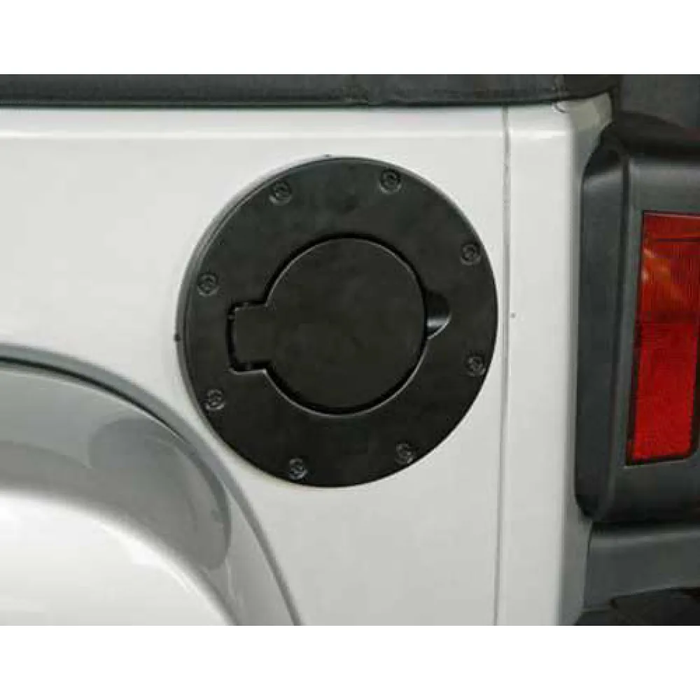Tankblende schwarz, Ø 175 mm, passend für Jeep Wrangler JK (2007-2018)