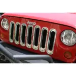 Kühlergrillblende ABS/Chrom - Wrangler JK 07-18