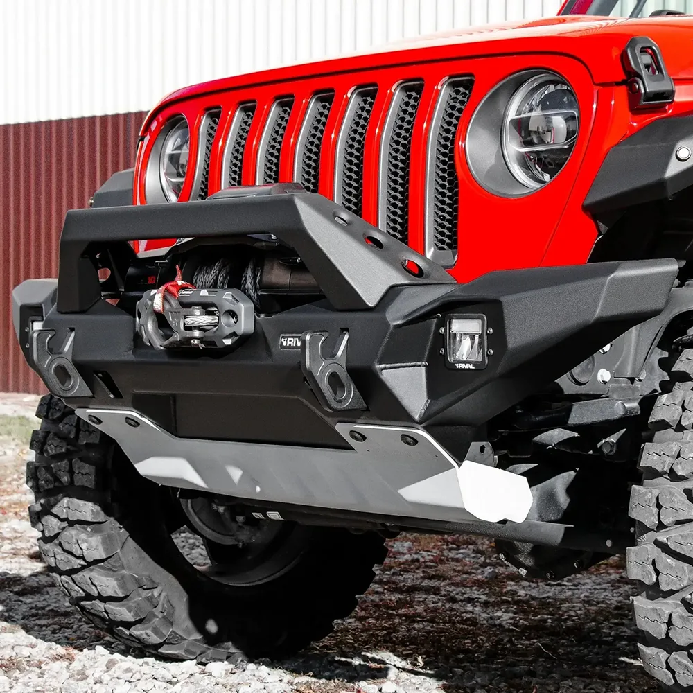 RIVAL Aluminiumstoßstange vorne komplett passend für Jeep Wrangler JK/JL