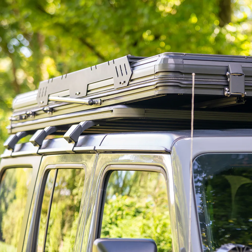Dachgepäckträger System Aluminium schwarz passend für Jeep Wrangler JL (18 -)
