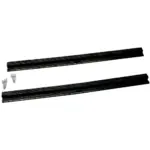 Einstiegsleistenset Alu schwarz aus eigenem Programm passend für Jeep Wrangler TJ (96-06)