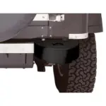 Stoßfangset Aluminium schwarz passend für Jeep CJ7, Wrangler TJ & YJ