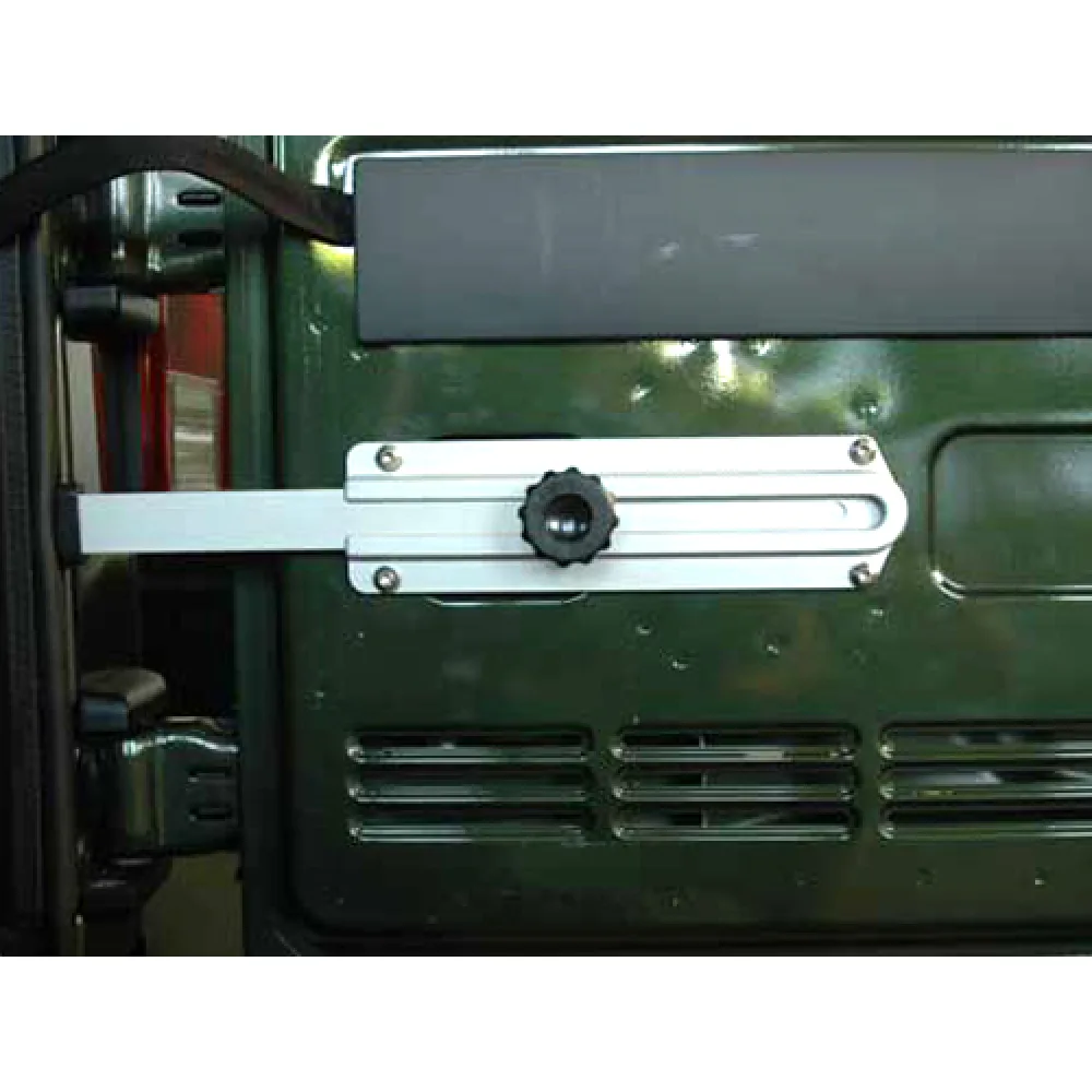 Ersatzradstopper Heckklappe Aluminium von Rugged Ridge passend für Jeep Wrangler JK, TJ, YJ