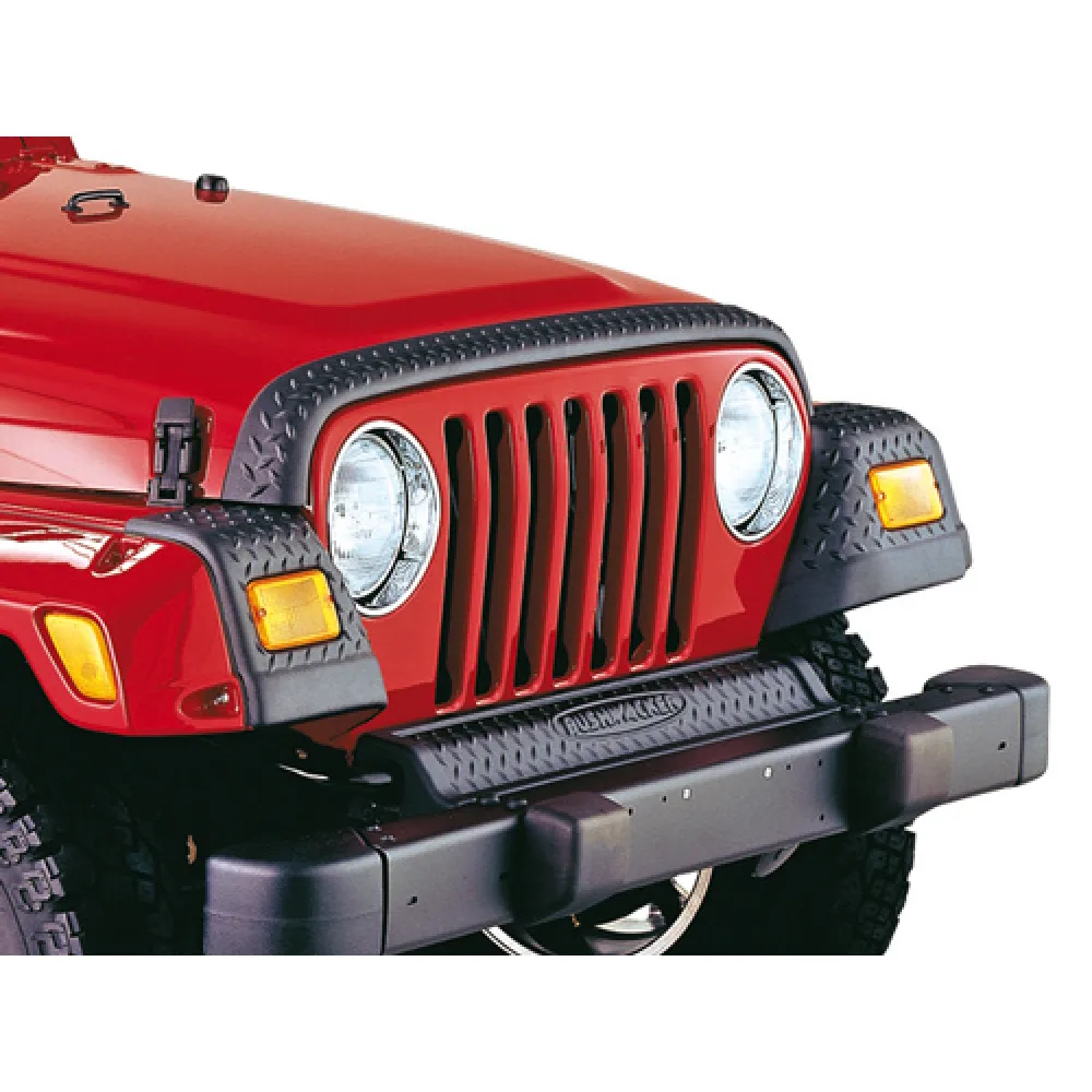 Kotflügelblende Kunststoff strukturiert Bushwacker passend für Jeep Wrangler TJ (96-06)
