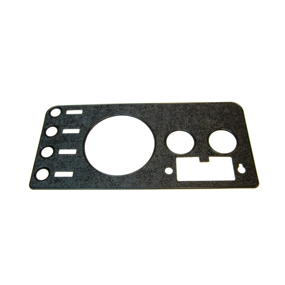 Tachoblende schwarz mit Radio von Crown Automotive passend für Jeep CJ 76-86