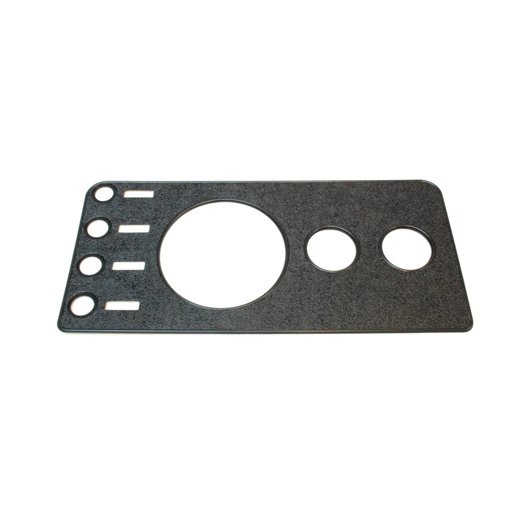 Tachoblende schwarz ohne Radio von Crown Automotive passend für Jeep CJ 76 - 86