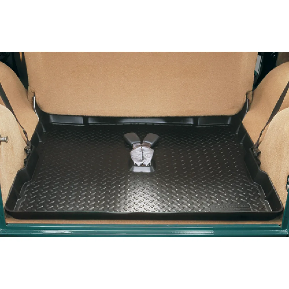 Gummi-Fußmattenset  Laderaum  schwarz  Husky Liners CJ: 76 - 86