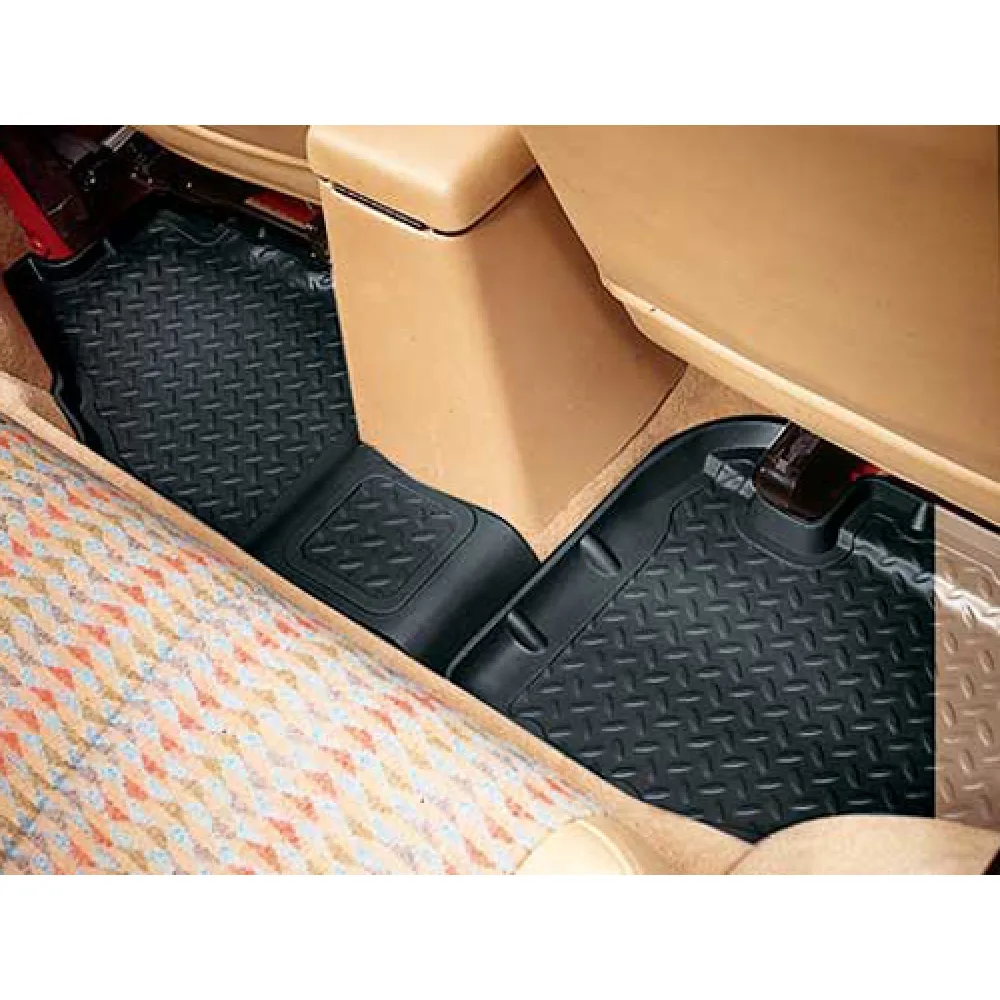 Gummi-Fußmattenset hinten schwarz - Wrangler TJ 96 - 06