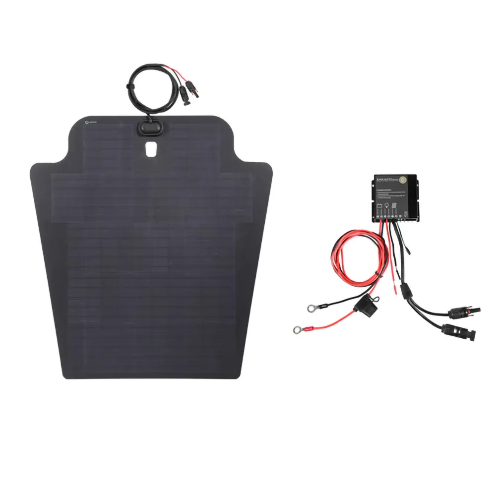 Solarpanel für Motorhaube inkl. Regler 85W passend für Jeep Wrangler TJ (96-06)