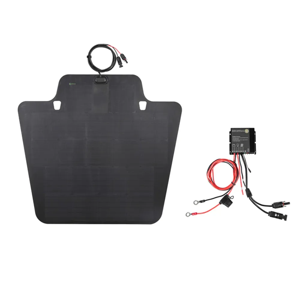 Solarpanel für Motorhaube inkl. Regler passend für Jeep Wrangler JK 11-18