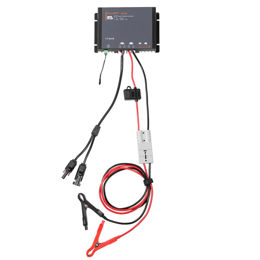 20A MPPT Solar-Laderegler mit Batterieklemmen