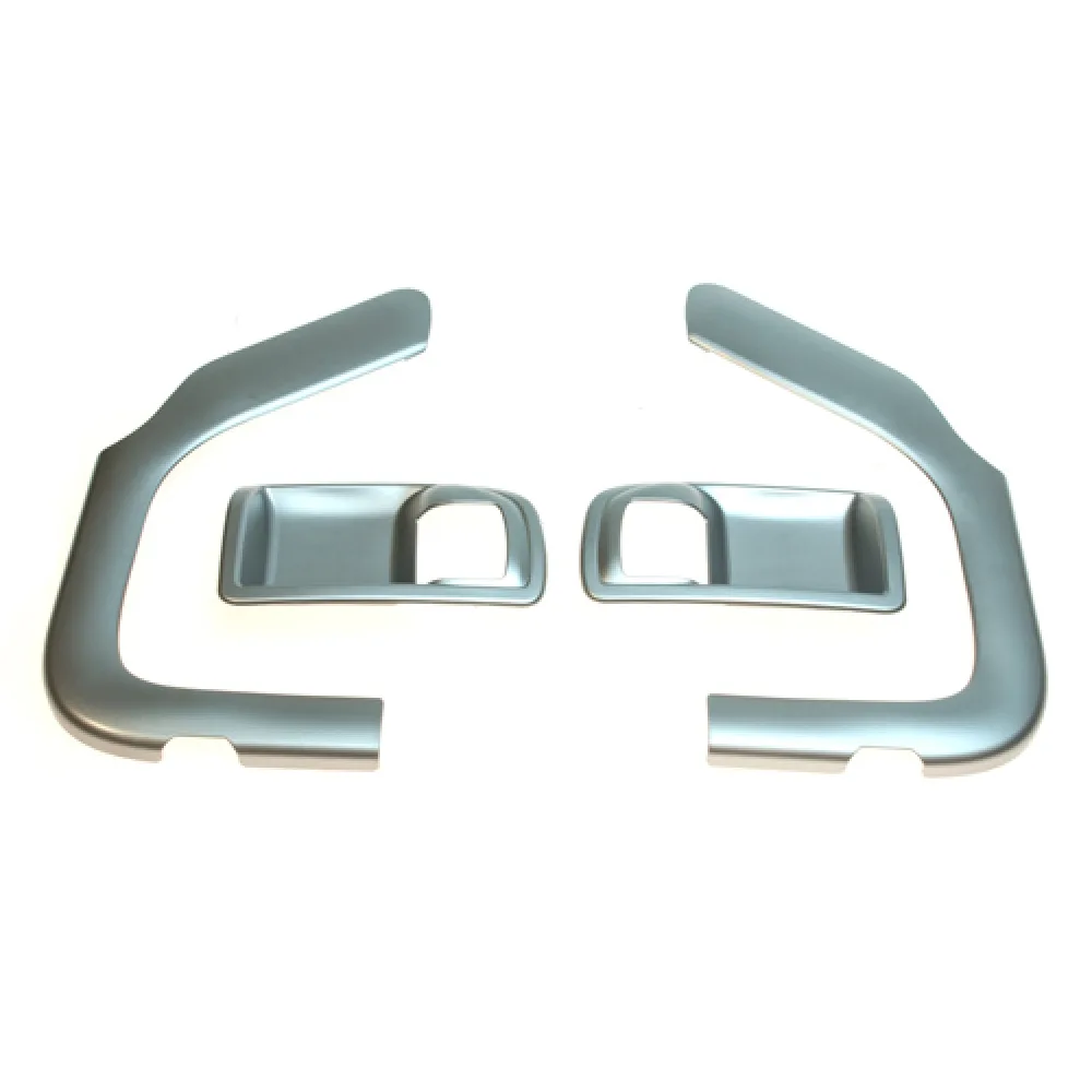 Türgriffblenden set 4-teilig vorne silber Rugged Ridge passend für Jeep Wrangler JK (11-18)
