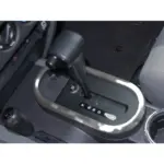 Automatik Kulissenblende Edelstahl passend für Jeep Wrangler JK 07-10