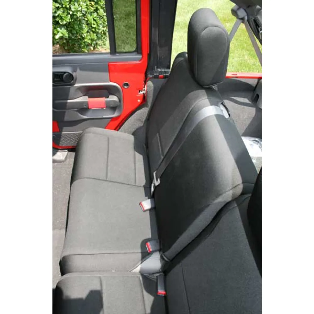 Sitzbezüge Set 4-Türer hinten schwarz passend für Jeep Wrangler JK (07-18)