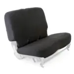 Sitzbezugset hinten schwarz Neoprene