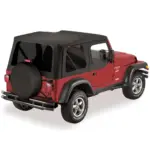 Ersatz Softtop Stahlhalbtüren Black Jeep TJ