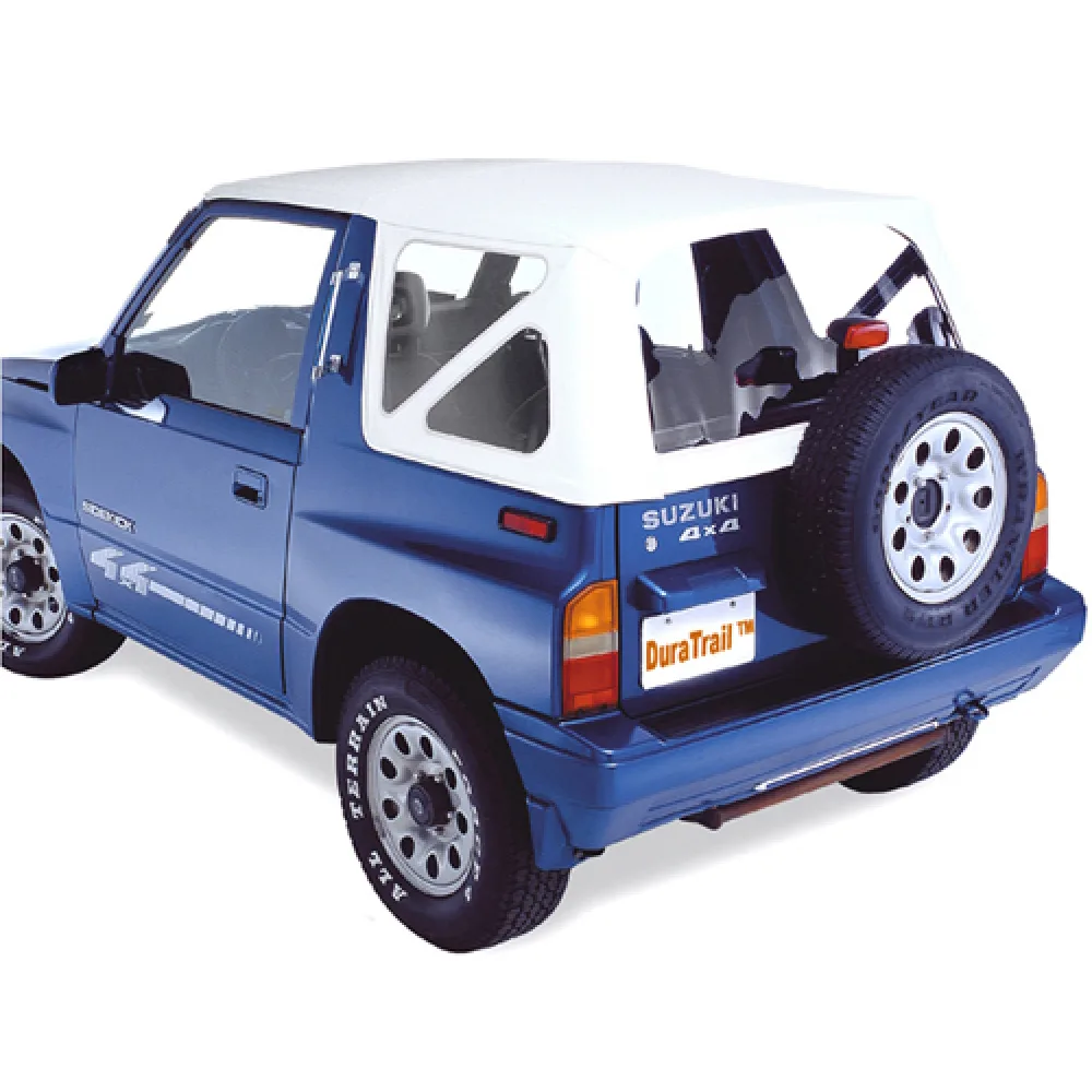 Ersatz Softtop weiß / denim Economy passend für Suzuki Vitara (88-04)
