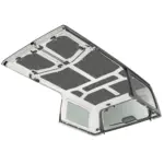BedRug Hardtop Headliner Kit 4-Türer passend für Jeep Wrangler JL 18-