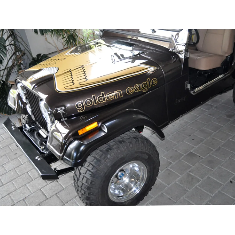 Dekorset Golden Eagle AMC Jeep gold weiss CJ: 77 - 80