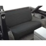 Bestop Sitzbezug hinten Black Denim passend für Jeep CJ5, CJ7, Wrangler YJ