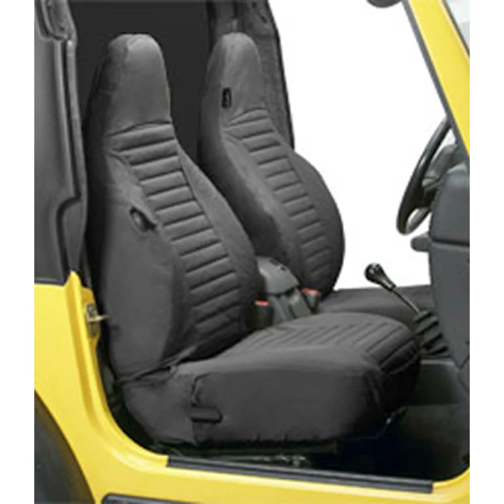 Sitzbezügeset vorne Black Denim Wrangler Tj: 96-02