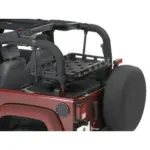 Bestop Montagekit lower Cargo Black Metall passend für Jeep Wrangler JK 07-16, TJ 03-06