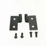 Türhalterset schwarz von KENTROL passend für Jeep CJ (76-86) und Wrangler YJ (87-95)