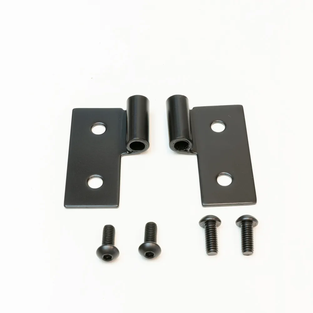 Türhalterset schwarz von KENTROL passend für Jeep CJ (76-86) und Wrangler YJ (87-95)