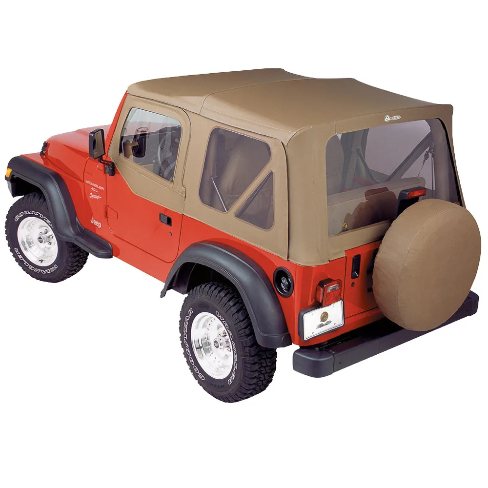 Ersatz Softtop ohne Gestänge Halbtüren Spice TJ 96