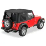 Ersatz-Softtop getönt ohne Gestäng Black Denim TJ